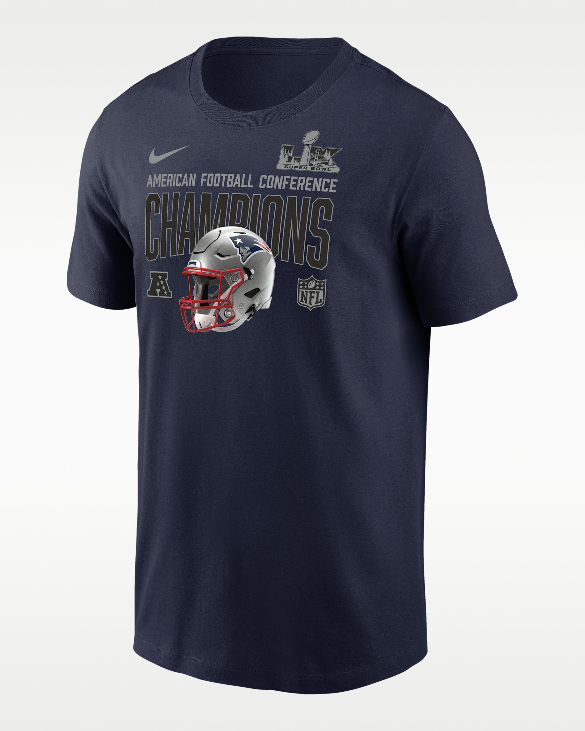 New England Patriots 2026 AFC Champions Glory Shield Men's Nike